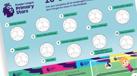 Try the Premier League Primary star, 10-Star Challenge. Treasure Hunts, Quizzes and Keepy ups. Hours of fun, give it a go.