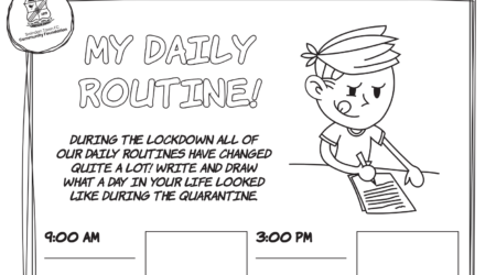 Make sure you download and print this home learning workbook. It will be a great record for children of this unprecedented time!