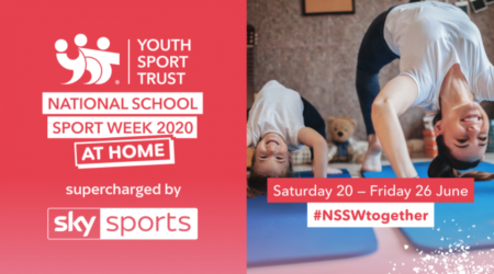 Young people are missing their friends and the connections made through sport and play. We’re supporting National School Sport Week at Home to give young people the chance to connect and compete with their family and friends virtually.