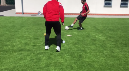 STFC SOCCER SKILLS WEEKEND 10 - TRIANGLE MATCH: Mitch and Shane will be back every day with a new skill for you to work on from home. Check the video description for your Bronze, Silver and Gold challenges!