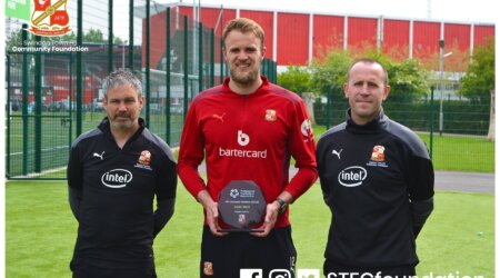 PFA Community Champion award for the 2021/22 Season!