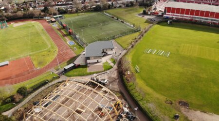Final Arches of Covered Facility are in Place