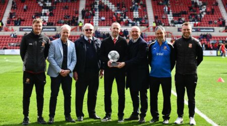 Jon Holloway Presented with PFA Award for 30 Years Service