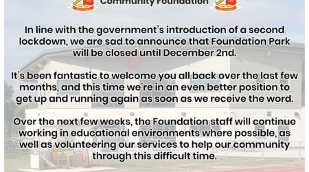 Foundation Park Lockdown Update