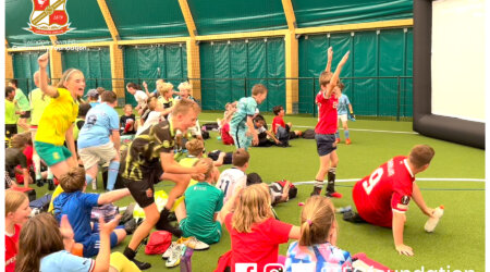 Lionesses vs Australia in the Nigel Eady Training Centre (sort of)