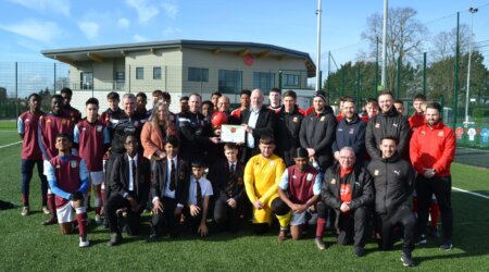 Foundation Park Pitch Twinned with the Peace Field in Flanders