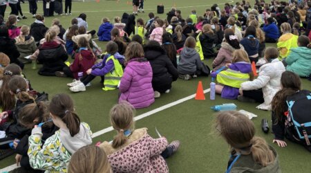 Libby Inspired The Next Generation at Abbeyfields Girls’ Football Event