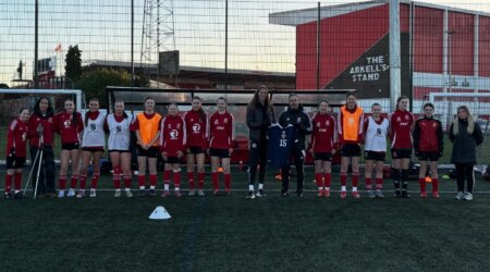 Scotland International Georgia Brown Inspires at Foundation Park